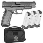 Springfield Armory XD-M Elite Gear Up Package 10mm Auto 4.5in Black Melonite Pistol - 16+1 Rounds