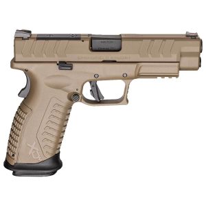 Springfield Armory XD-M Elite OSP 10mm Auto 4.5in Desert FDE Pistol - 16+1 Rounds
