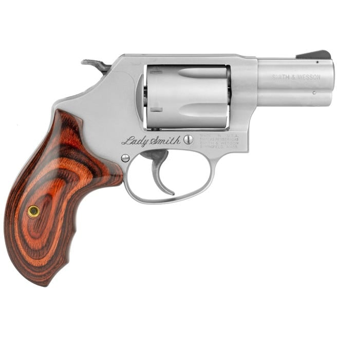 Smith and Wesson 60 LadySmith Wood .357 Mag/.38 Special +P 2.1" Barrel 5-Rounds Fixed Sights Smith and Wesson 60 LadySmith Wood .357 Mag/.38 Special +P 2.1" Barrel 5-Rounds Fixed Sights - HANDGUNS - Miami Shooters Supply