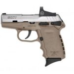 SCCY CPX-1 RD Flat Dark Earth / Stainless 9mm 3.1" Barrel 10-Rounds Red Dot Sight