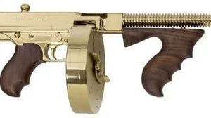 Auto-Ordnance 1927A-1 Deluxe Gold .45 ACP 16.5" Barrel 50-Rounds