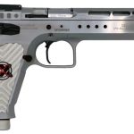 Tanfoglio Gold Match Silver 9mm 6" Barrel 17-Rounds White Grip