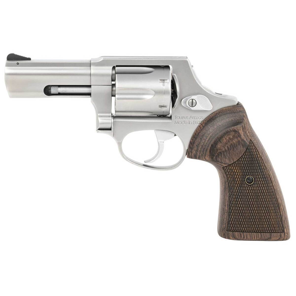 Taurus Executive Grade 856 38 Special 3in Polished Satin Stainless Steel Revolver - 6 Rounds - Image 2