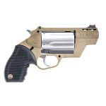 Taurus Judge Public Defender 45 (Long) Colt/410 Gauge Flat Dark Earth Revolver - 5 Rounds