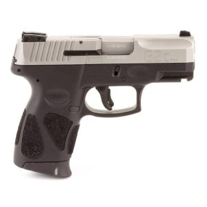 Taurus G2C Pistol Black/Stainless 9mm 3.2" Barrel 12-Rounds Includes 2 Magazines