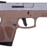 Taurus G2S Stainless / Coyote Brown 9mm 3.25" Barrel 7-Rounds