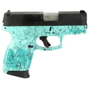 Taurus G3c Cyan w/ Black Splatter Frame 9mm 3.2" Barrel 12-Rounds