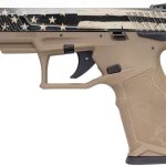 Taurus TX22 Distressed Flag / Flat Dark Earth .22 LR 4.1" Barrel 16-Rounds