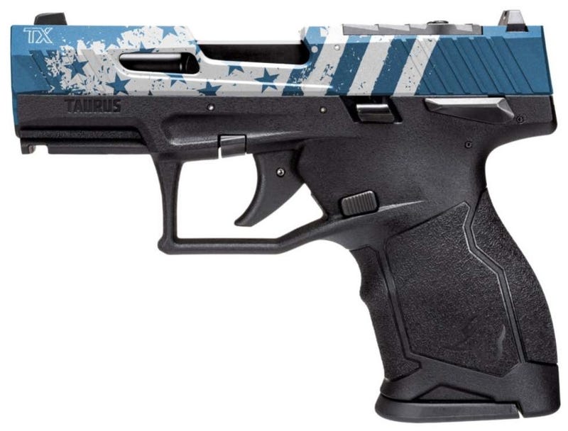 Taurus TX22 Compact Blue US Flag .22 LR 3.6" Barrel 10-Rounds Optics Ready