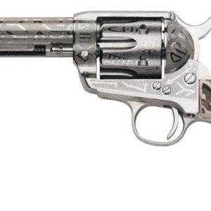 Taylors and Co 1873 Cattle Brand Nickel .357 Mag 5.5" Barrel 6-Rounds