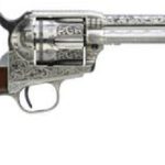 Taylors and Co 1873 Cattleman Stainless .357 Mag 5.5" Barrel 6-Rounds Photo Engraved