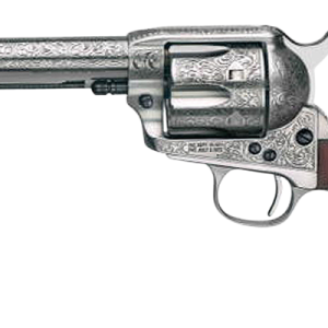 Taylors and Co 1873 Cattleman Steel .45 LC 5.5" Barrel 6-Rounds Floral Engraved