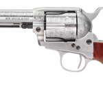 Taylors and Co 1873 Cattleman Steel .45 LC 4.75" Barrel 6-Rounds Floral Engraved