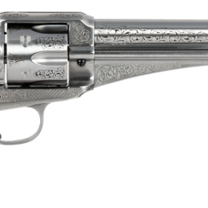 Taylors and Co 1875 Army Outlaw Stainless .45 Colt 7.5" Barrel 6-Rounds White Engraved