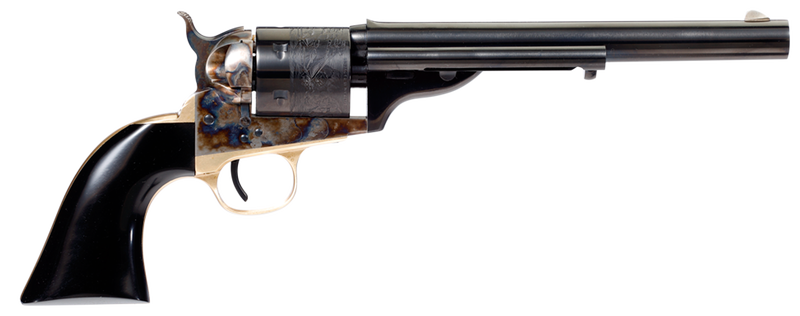 Taylors and Co Cavalier Open-Top Case Color Hardened .38 SPL 7.5" Barrel 6-Rounds