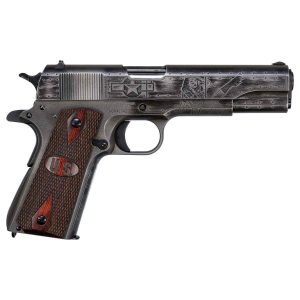 Auto Ordnance Thompson 1911A1 Victory Girls 45 Auto (ACP) 5in Gray Cerakote Pistol - 7+1 Rounds