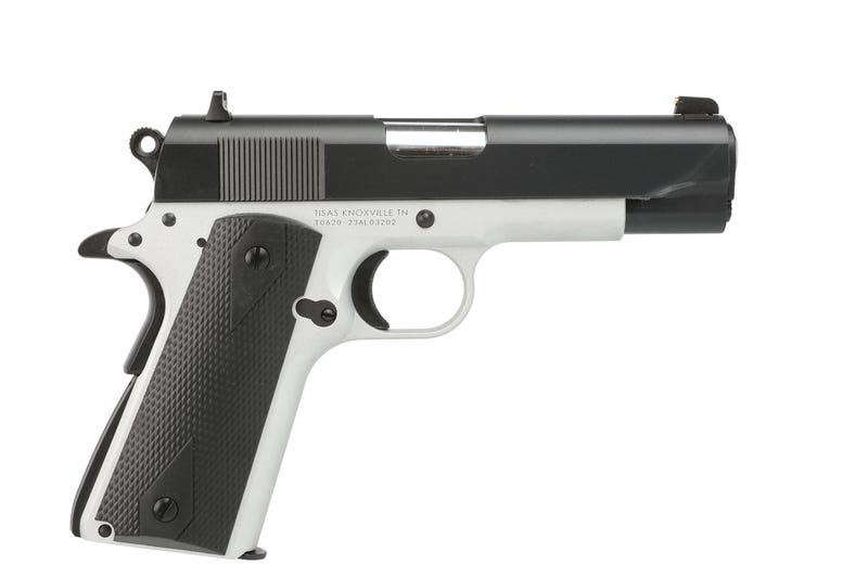 Tisas 1911 Aviator Black / Silver 9mm 4.25" Barrel 9-Rounds