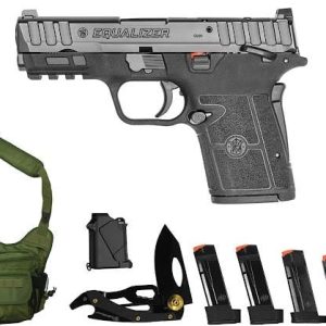 Smith and Wesson Equalizer Black 9mm 3.6" Barrel 15-Rounds With Bug Out bag and Multi-Tool