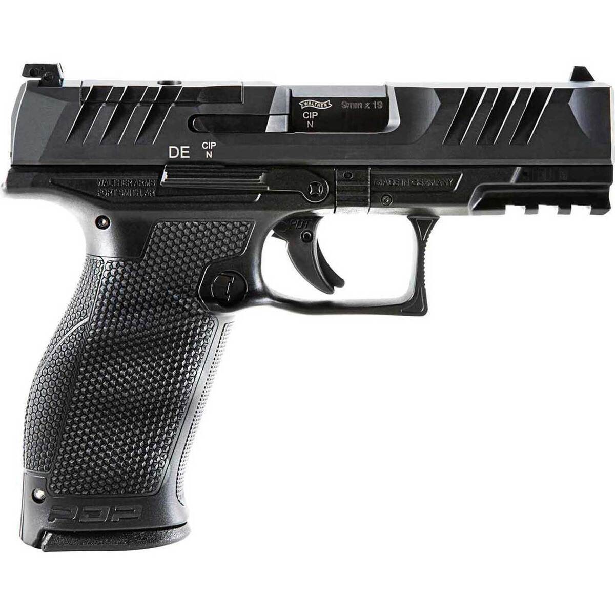 Walther PDP Optics Ready 9mm Luger 4in Black Pistol - 18+1 Rounds