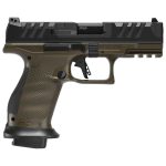 Walther PDP Pro-E 9mm Luger 4in OD Green Pistol - 18+1 Rounds