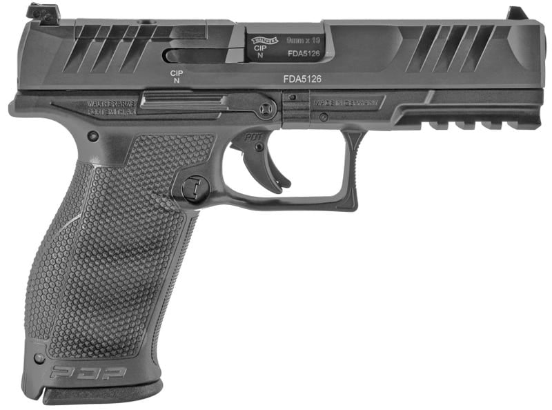 Walther PDP 9mm 4" Barrel 18-Rounds Optics Ready