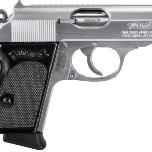 Walther PPK Stainless .380 ACP 3.3" Barrel 6-Rounds Fixed Sights