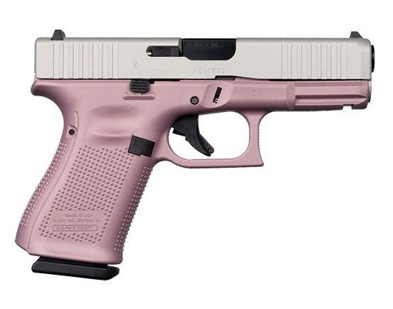 Glock 19 Gen 5 Pink Champagne Shimmering Aluminum 9mm 4.02″Barrel 15+1 ACG-57024