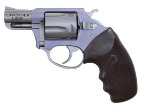 Charter Arms Lavender Lady Undercover Lite, .38 Special, 2″ Barrel, 5rd, Stainless/Lavender
