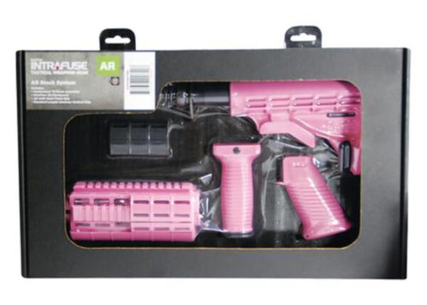 Tapco AR-15 T6 Six-Position Collapsible Stock Pink