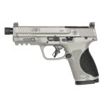 Smith & Wesson M&P M2.0 Spec Series Kit 9mm, 4.6″ TB, Optics Ready, NTS, Bull Shark Gray, 15rd/23rd Ext.