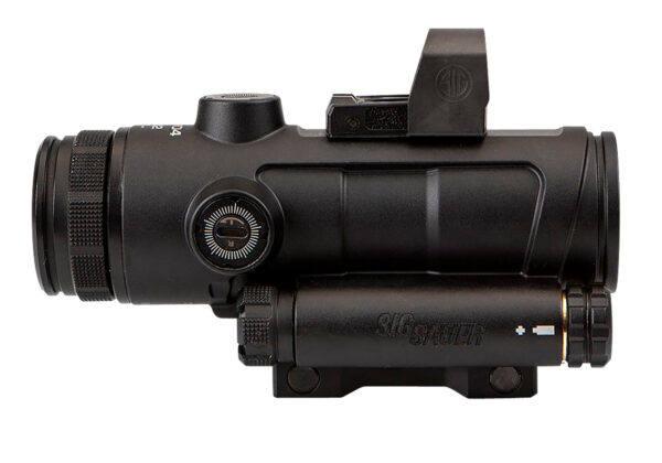 Sig Electro-Optics Bravo 4 Battle Pack, 4x32mm Red Horseshoe Dot 5.56/7.62 Reticle Features ROMEOZero & BRAVO4