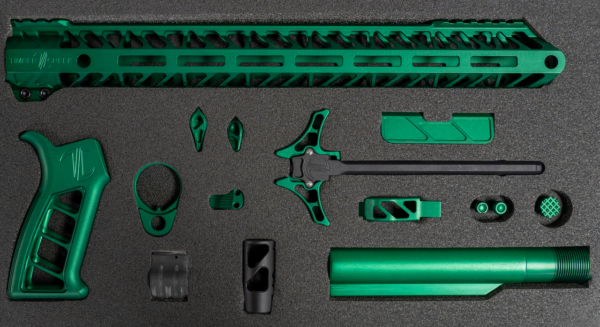 Timber Creek Enforcer AR Build Kit, M-LOK, Emerald Green
