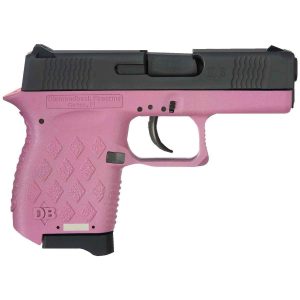 Diamondback DB9 9mm Luger 3in Black/Pink Cerakote Pistol - 6+1 Rounds - HANDGUNS - Miami Shooters Supply