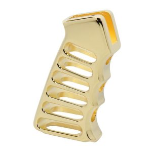 AR-15 Gold Plated Pistol Grip - Premium Upgrade for Enhanced Control and Style