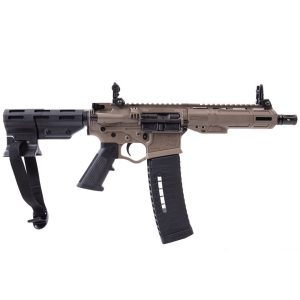 ATI ALPHA MAXX AR-15 Rifle with 60-Round Magazine and Flip-Up Sights in Flat Dark Earth (FDE)
