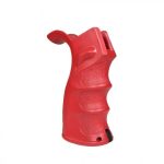 AR-15/AR-10 Red Cerakote Beavertail Pistol Grip - Enhanced Comfort and Control