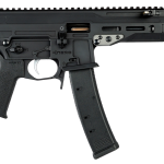 F1 Firearms 9mm Pistol with 5.8" Barrel, Black Finish, Cap Compensator, Picatinny Rail, and 35-Round Magazine