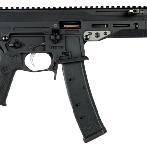 F1 Firearms 9mm Pistol with 5.8" Barrel, Black Finish, Cap Compensator, Picatinny Rail, and 35-Round Magazine