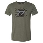 Division 77 Short Sleeve T-Shirt - Heather Military Green | Premium Tactical Apparel