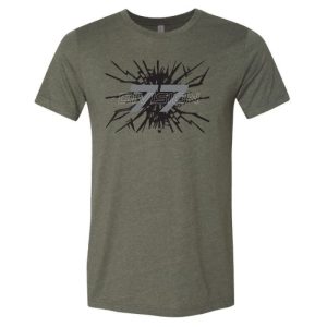 Division 77 Short Sleeve T-Shirt - Heather Military Green | Premium Tactical Apparel