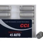 CCI Shotshell 45 ACP Ammo - 120 Grain Lead Shot - 200 Rounds for Glock Switch