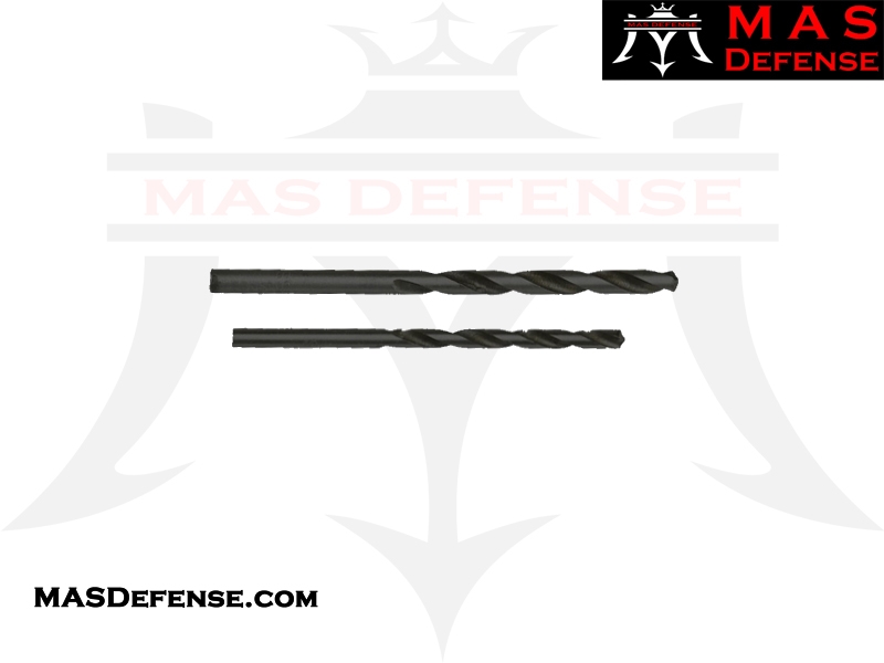 MAS Defense M3/M4 Drill Bits for Polymer80 Frames - Precision Tooling for P80 Builds