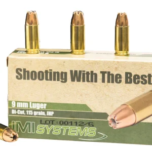 IMI 9mm Luger Ammo 115 Grain Jacketed Hollow Point For Sale - Air Gun Ammo - Miami Shooters Supply