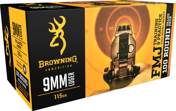 BROWNING TRAINING & PRACTICE HANDGUN AMMO
