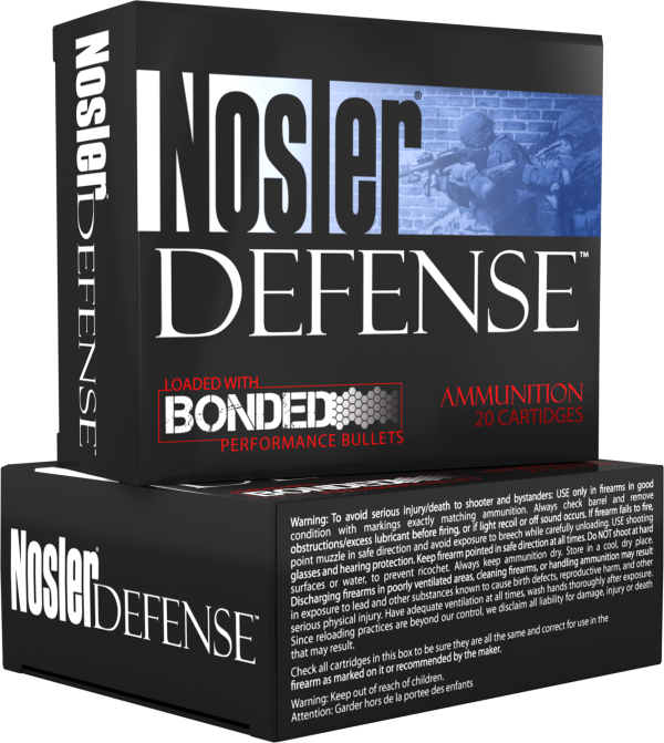 NOSLER DEFENSE HANDGUN AMMO