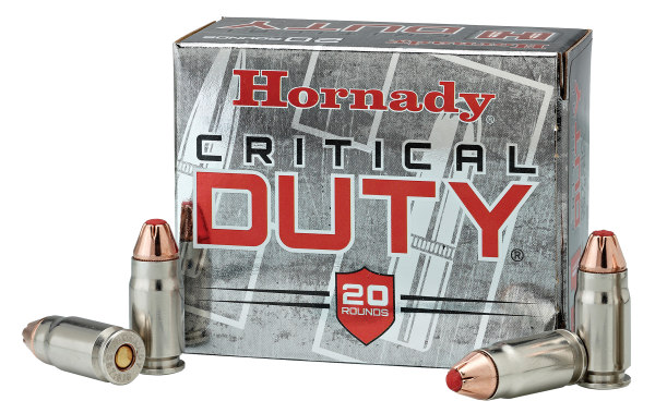 HORNADY CRITICAL DUTY HANDGUN AMMO