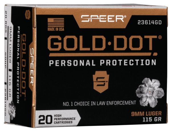 SPEER GOLD DOT HANDGUN AMMO