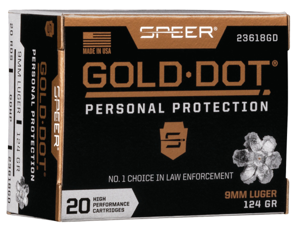 SPEER GOLD DOT HANDGUN AMMO