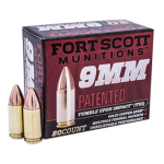 FORT SCOTT MUNITIONS TUI 9MM LUGER (9X19 PARA)  HANDGUN AMMO AMMO