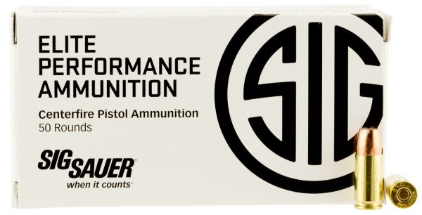 SIG SAUER ELITE V-CROWN HANDGUN AMMO